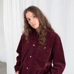 Other Stories Oversized Corduroy Workwear Jacket
